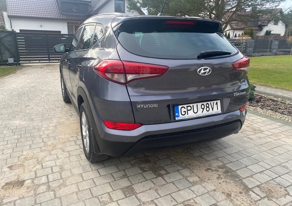 Hyundai Tucson cena 65000 przebieg: 134900, rok produkcji 2016 z Wejherowo małe 46